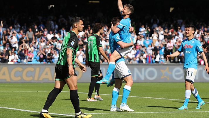 Napoli-Sassuolo History, la goleada azzurra del 2022: neroverdi travolti 6-1 - immagine 1
