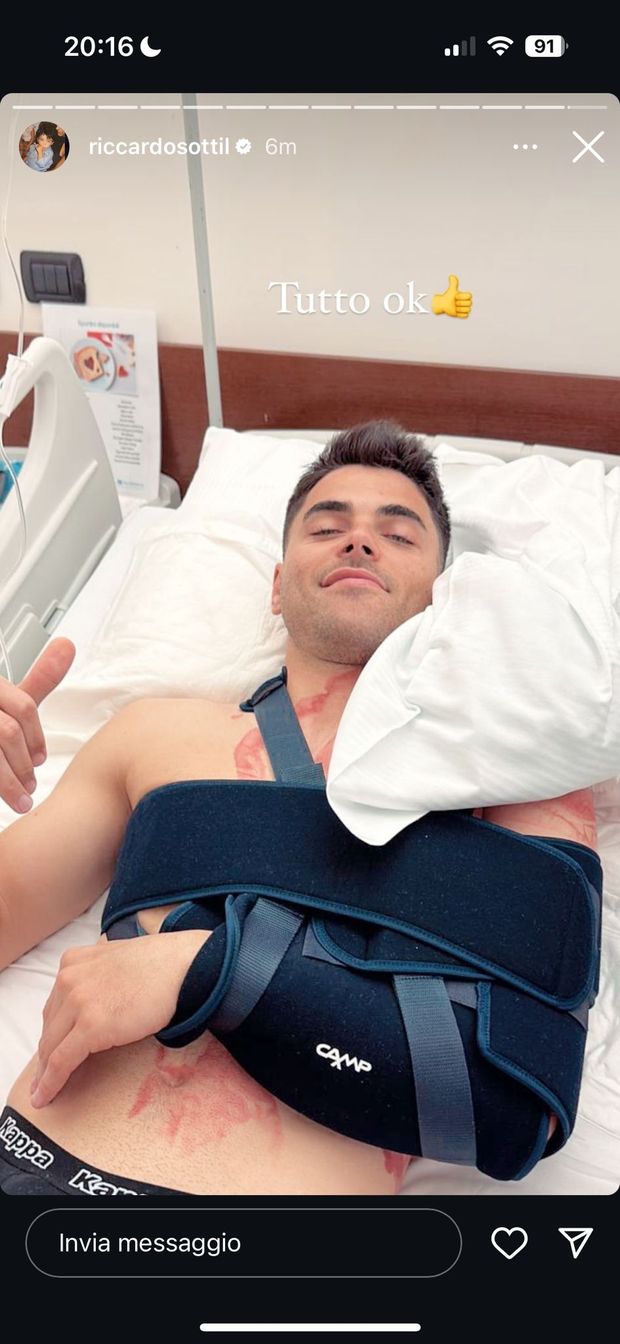 FOTO – Sottil tranquillizza i tifosi su Ig: “Intervento tutto ok!” - immagine 1