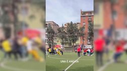 VIDEO / Dimarco e il tiro alla fune contro Fedez