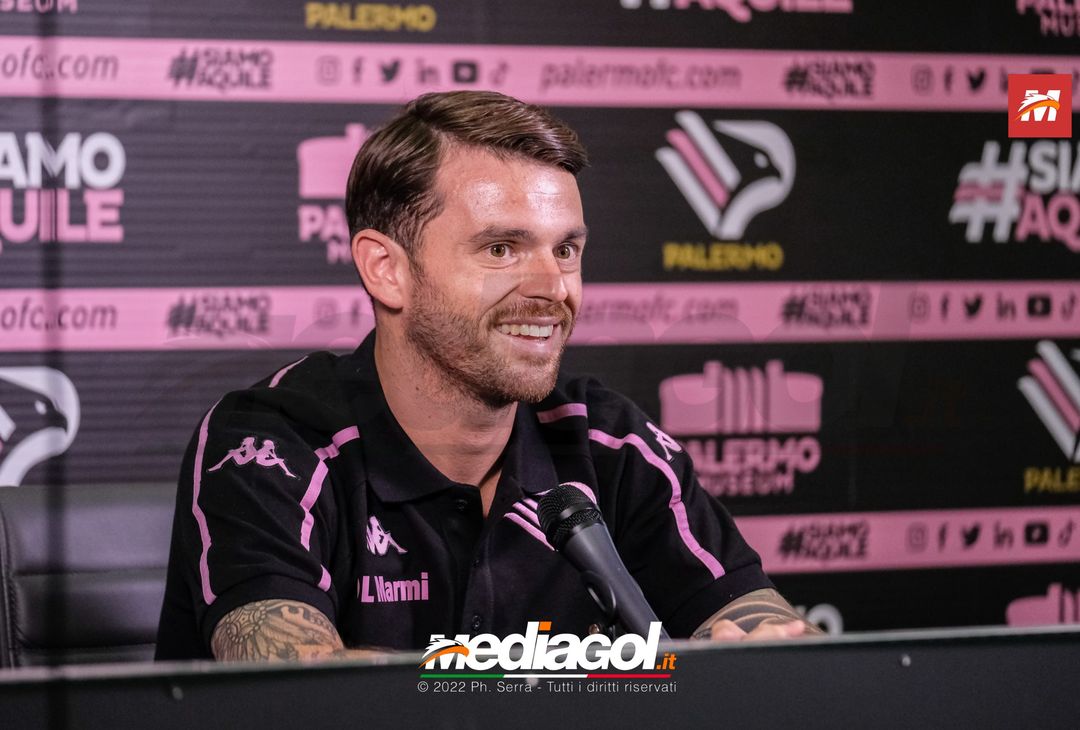 FOTO RITIRO PALERMO, Matteo Brunori in conferenza stampa (Gallery) - immagine 36