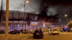 Taranto-Foggia, fuoco nel settore ospiti e impianto chiuso (video)