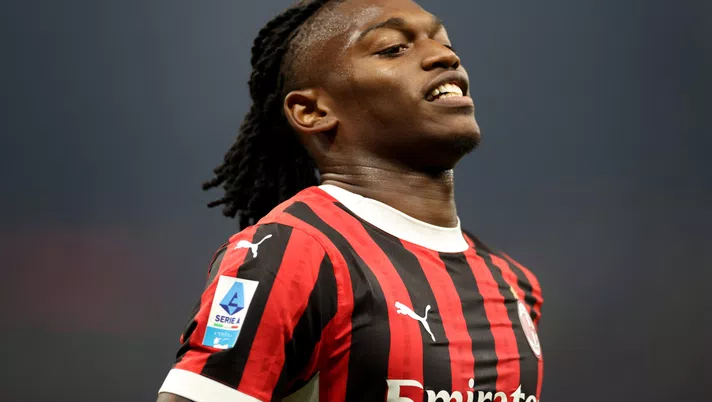 Rafael Leao AC Milan Milan-Lecce 3-0 Serie A 2024-2025