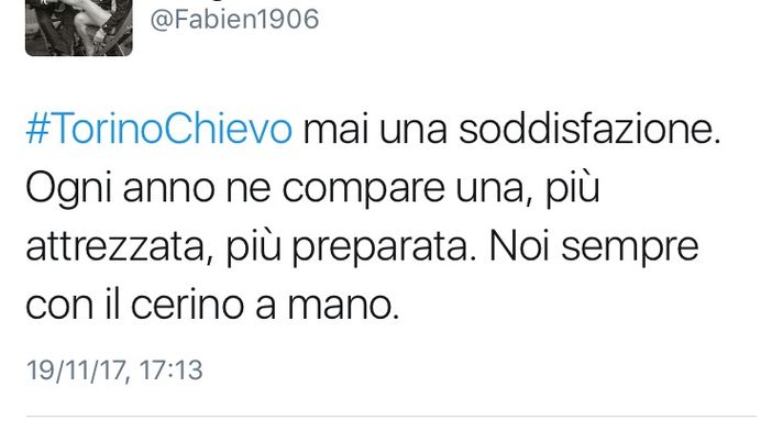 Torino-Chievo 1-1, le reazioni social: “Poco gioco e zero idee” - immagine 1