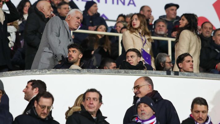 GERMOGLI PH: 6 FEBBRAIO 2025 FIRENZE STADIO ARTEMIO FRANCHI SERIE A FIORENTINA VS INTER NELLA FOTO MARI' FAGIOLI ZANIOLO Fagioli