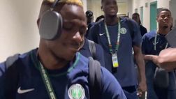 La Nigeria debutta in Coppa d’Africa: Osimhen balla negli spogliatoi prima della gara