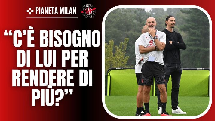 Zlatan Ibrahimovic e Stefano Pioli 01/11/2023 PianetaMilan.it
