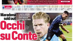 Il Napoli sui media: le prime pagine dei quotidiani di oggi