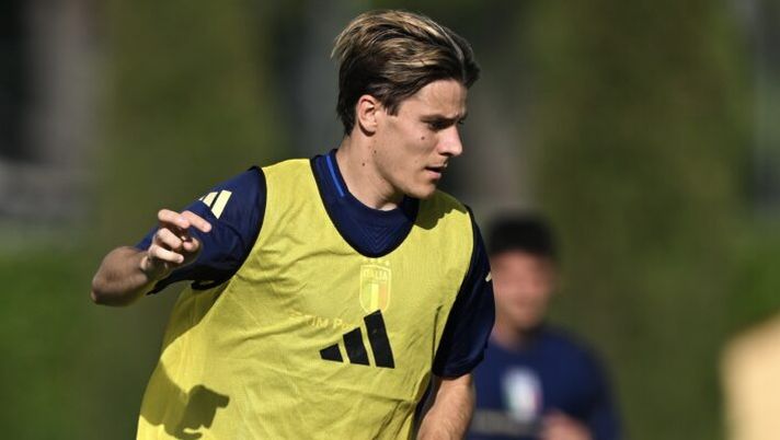 FLORENCE, ITALY - MAY 31: Nicolò Fagioli of Italy in action during a Italy training session at Centro Tecnico Federale di Coverciano on May 31, 2024 in Florence, Italy. (Photo by Claudio Villa/Getty Images) Spalletti su Fagioli: “Scelgo uno riposato e non va bene! Il suo ruolo e con Jorginho…” - immagine 1
