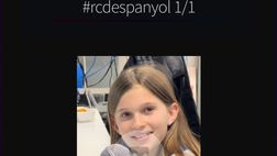 Espanyol, la super speaker è la piccola Lily: Braithwaite fa gol e le fa i complimenti…