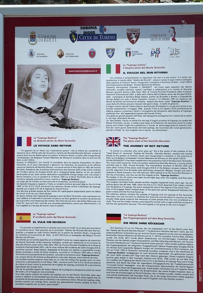 Credits Foto: Nderim Kaceli Tavani: “Ecco come si riuniscono Superga e la tragedia del Terminillo”- immagine 2