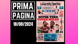 Prima pagina Gazzetta dello Sport: super Torino. Cuore Milan