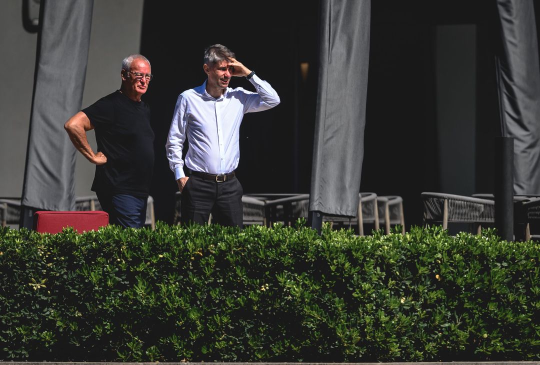 Trigoria, l’allenamento a due giorni dal derby: presenti Massara e Ranieri – FOTO GALLERY - immagine 9