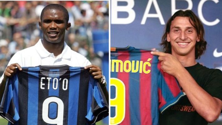 Scambio Ibra-Eto’o, Samuel tagga Zlatan: “Già 16 anni”. Materazzi se la ride - immagine 1