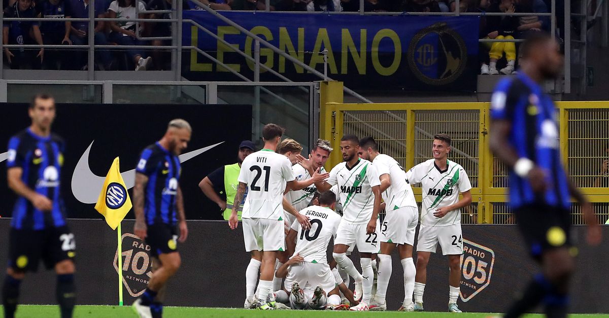 Serie A, Inter Sassuolo 1 2: nerazzurri sconfitti e raggiunti dal Milan