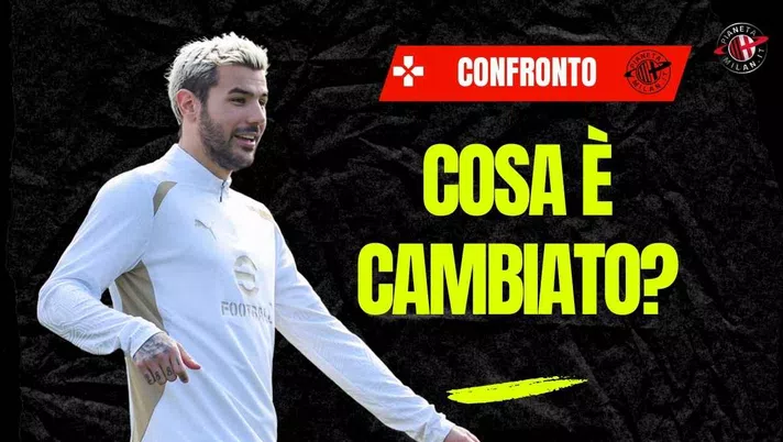 Milan, Theo Hernandez a confronto: cosa è cambiato dal 'treno' dello Scudetto?