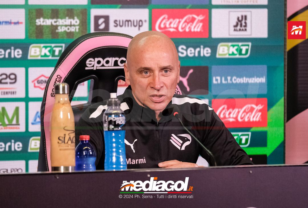 FOTO PALERMO, verso il Cittadella: la conferenza stampa di mister Corini (GALLERY) - immagine 5