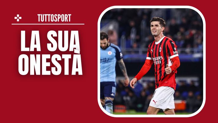 esultanza gol Christian Pulisic AC Milan Slovan Bratislava-Milan 2-3 Champions League 2024-2025