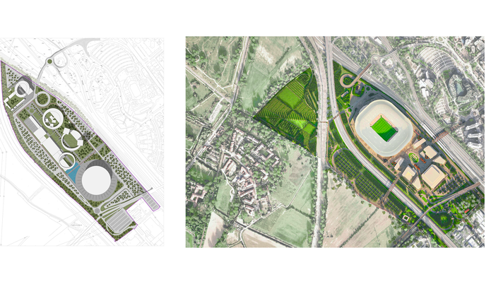 Nuovo stadio Milan San Donato rendering (ACMilan)