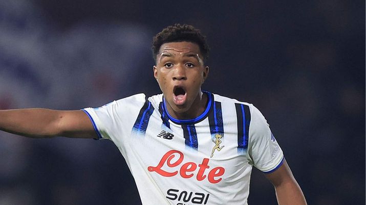 Honest Ahanor in azione con l'Atalanta, obiettivo di mercato del Milan di Tare