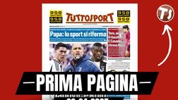 Prima pagina Tuttosport: “Inter-Milan, nel derby c’è da farsi male”