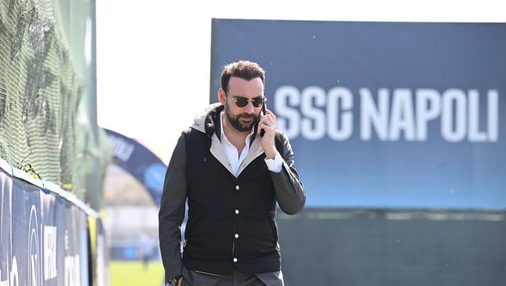 NAPLES, ITALY - MARCH 10: Giovanni Manna of Napoli attends a training session on March 10, 2026 in Naples, Italy. (Photo by SSC NAPOLI/SSC NAPOLI via Getty Images) vice di lorenzo