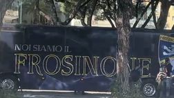 Frosinone, il pullman lascia il Maradona dopo il pari col Napoli