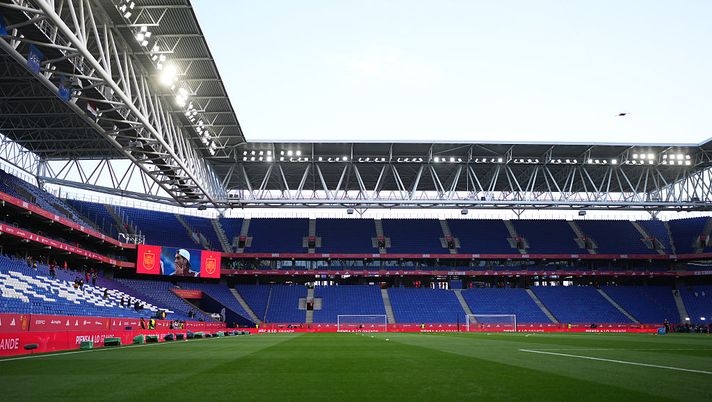 BARCELONA, SPAIN - MARCH 31: General view inside the stadium prior to an international friendly match between Spain and Egypt at RCDE Stadium on March 31, 2026 in Barcelona, Spain. (Photo by Alex Caparros/Getty Images) Spagna-Egitto, la FIFA prenderà provvedimenti ma la RFEF ha già un piano - immagine 1
