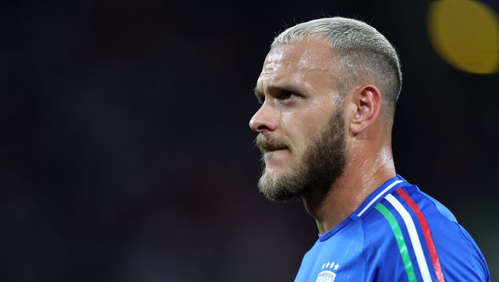 DORTMUND, GERMANY - JUNE 15: Federico Dimarco of Italy looks on during the UEFA EURO 2024 group stage match between Italy and Albania at Football Stadium Dortmund on June 15, 2024 in Dortmund, Germany. (Photo by Dean Mouhtaropoulos/Getty Images) Federico Dimarco