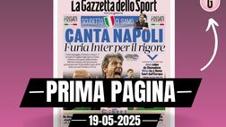Prima pagina Gazzetta dello Sport: “Milan ko a Roma e fuori dall’Europa”