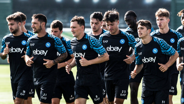 Foto SSCN ritiro napoli dimaro