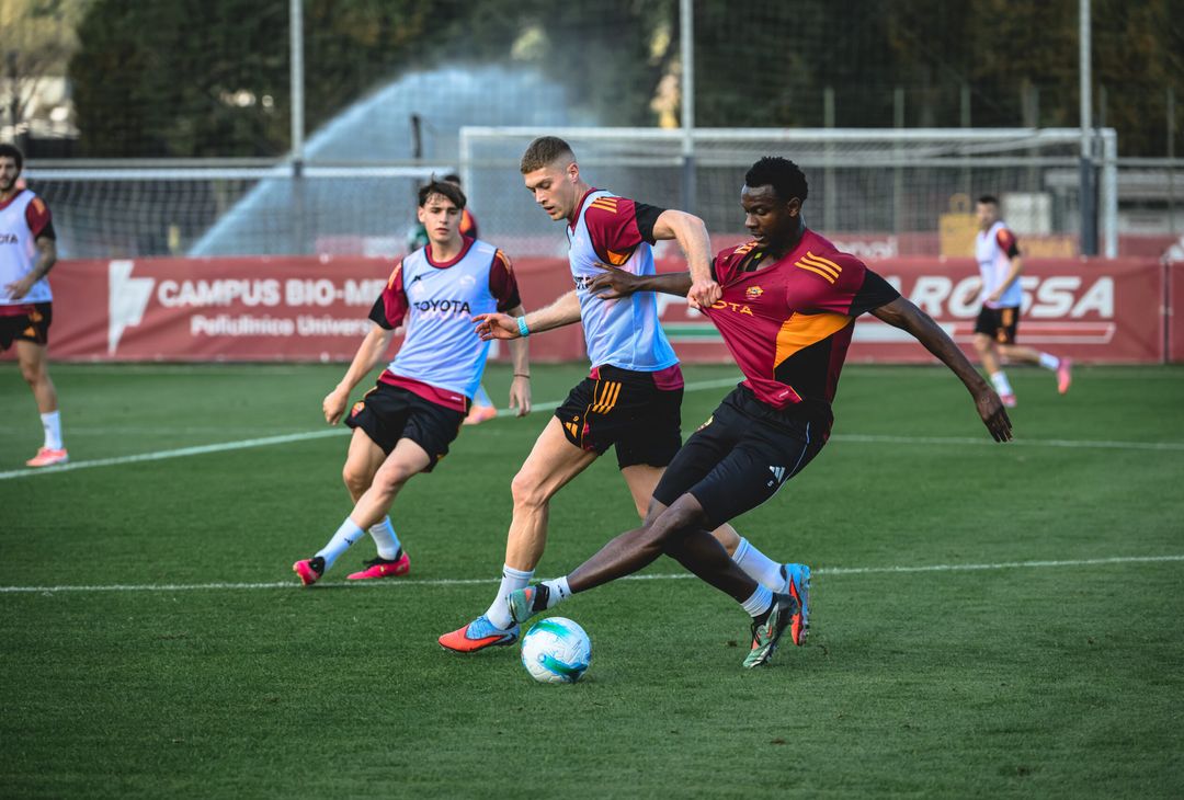 Trigoria, l’allenamento a due giorni da Milan-Roma – FOTO GALLERY - immagine 11
