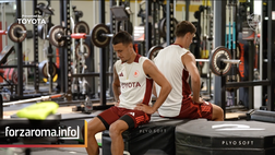 VIDEO – Roma, allenamento a Trigoria tra campo e palestra: c’è Soulé