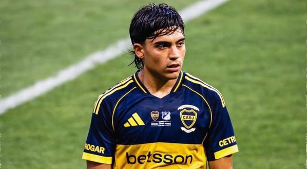 Exequiel Zeballos all'opera con indosso i colori del Boca Juniors in amichevole (vs Olimpia Asuncion, 19 gennaio) zeballos napoli