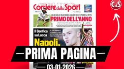Prima pagina Corriere dello Sport: “Milan, primo dell’anno”