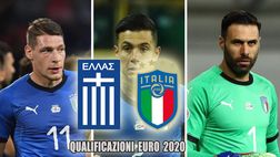 LIVE! Qualificazioni Euro2020, Grecia-Italia 0-3: Belotti fa spazio a Bernardeschi
