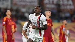 Giroud e Leao fanno sorridere il Milan che passa a Roma