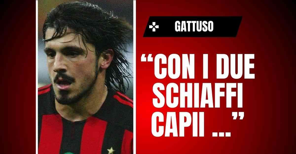 Gattuso: “Il primo giorno al Milan lasciai i peli nel lavandino: mi diede due schiaffi …” Gattuso: “Il primo giorno al Milan lasciai i peli nel lavandino: mi diede due schiaffi …”