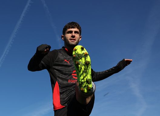 Christian Pulisic oggi a Milanello (Photo by Claudio Villa/AC Milan via Getty Images) Oggi a Milanello