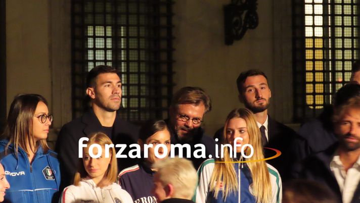 La Roma contro la violenza sulle donne: Cristante presente a Palazzo Chigi La Roma contro la violenza sulle donne: Cristante presente a Palazzo Chigi - immagine 1