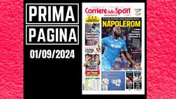 Prima pagina Corriere dello Sport: “Napolerom: Lukaku immenso”