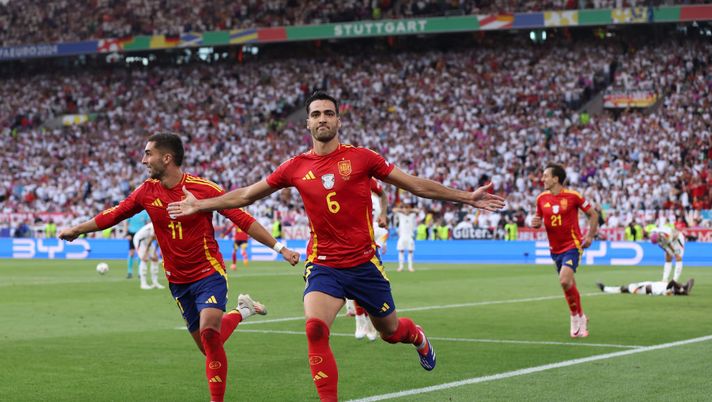 Spagna, l'esultanza di Merino