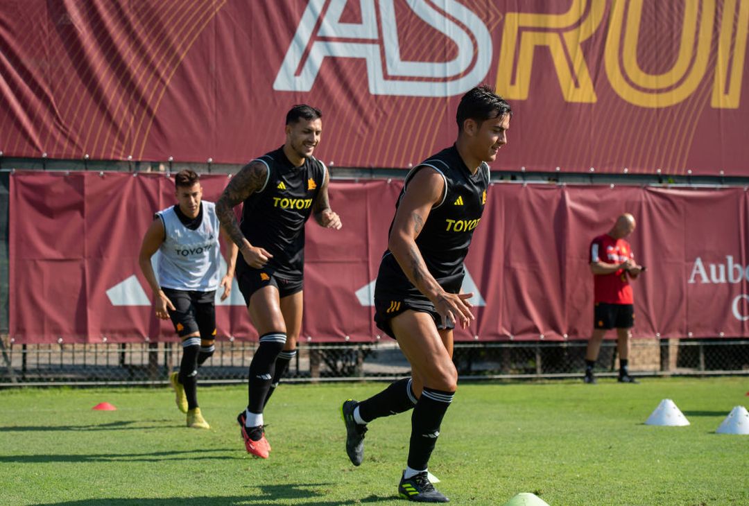 Roma, allenamento mattutino a Trigoria in vista dell’Hellas Verona – FOTO GALLERY - immagine 42