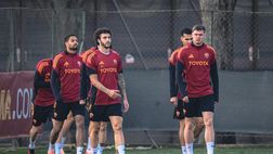 Trigoria, l’allenamento a due giorni da Roma-Como – FOTO GALLERY