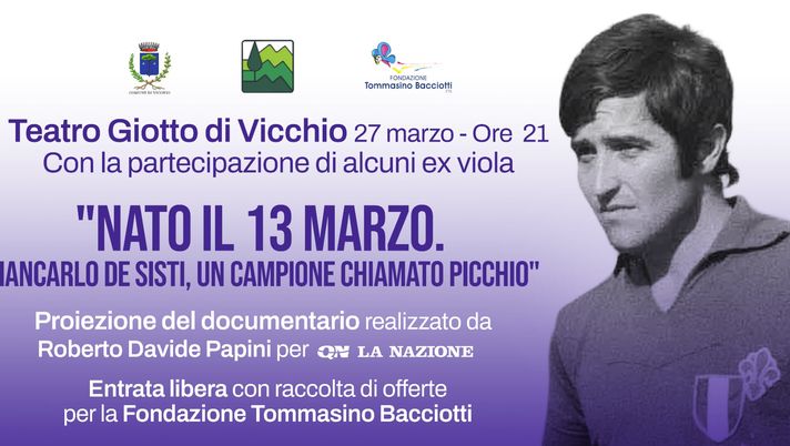 De Sisti, il documentario: “Un campione chiamato Picchio”. Data, luogo e ex viola - immagine 1