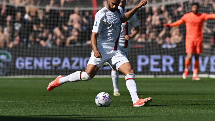 Ruben Loftus-Cheek AC Milan Sassuolo-Milan 3-3 Serie A 2023-2024