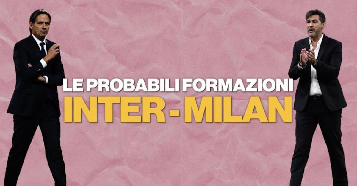 Derby Inter Milan, le probabili formazioni di Inzaghi e Fonseca | VIDEO