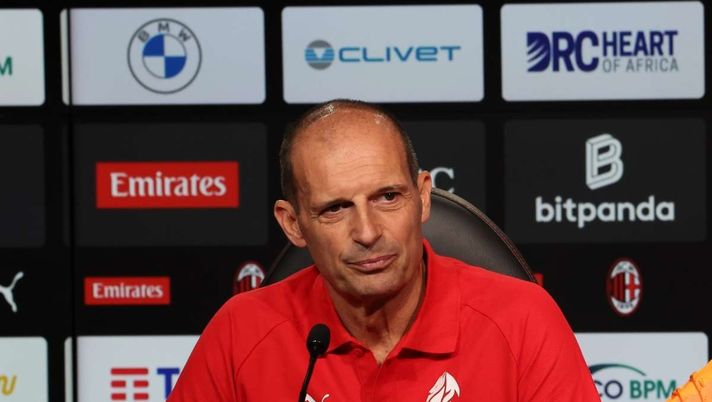 Bollettino Milan, Allegri: 'Gimenez importante, ma non ci sarà. Fofana...'