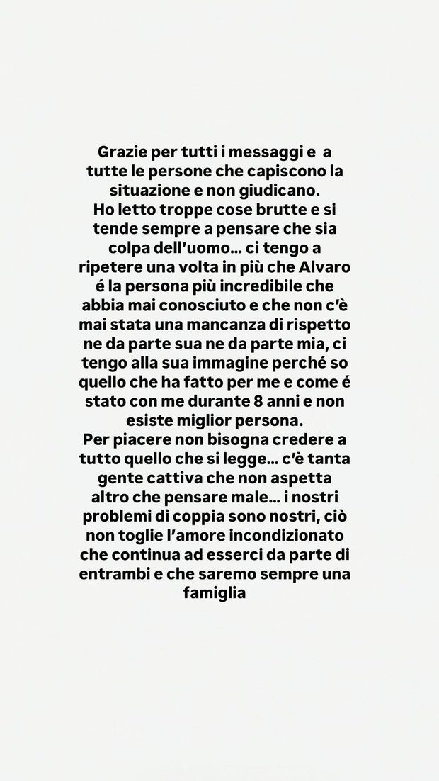 Alice Campello sulla fine del matrimonio con Morata: “Ho letto cose brutte, non sono vere”- immagine 1