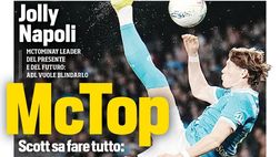 Prime pagine giornali sportivi oggi: il Napoli sui media