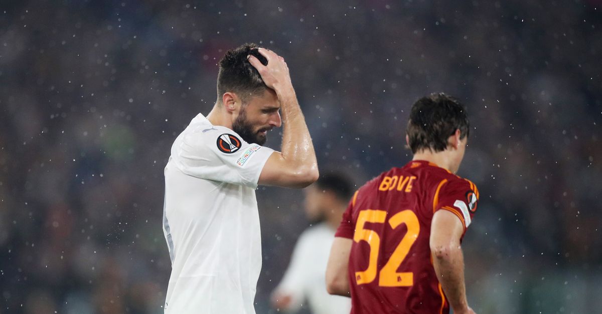 Europa League – Roma Milan 2 1, i rossoneri crollano all’Olimpico e …
